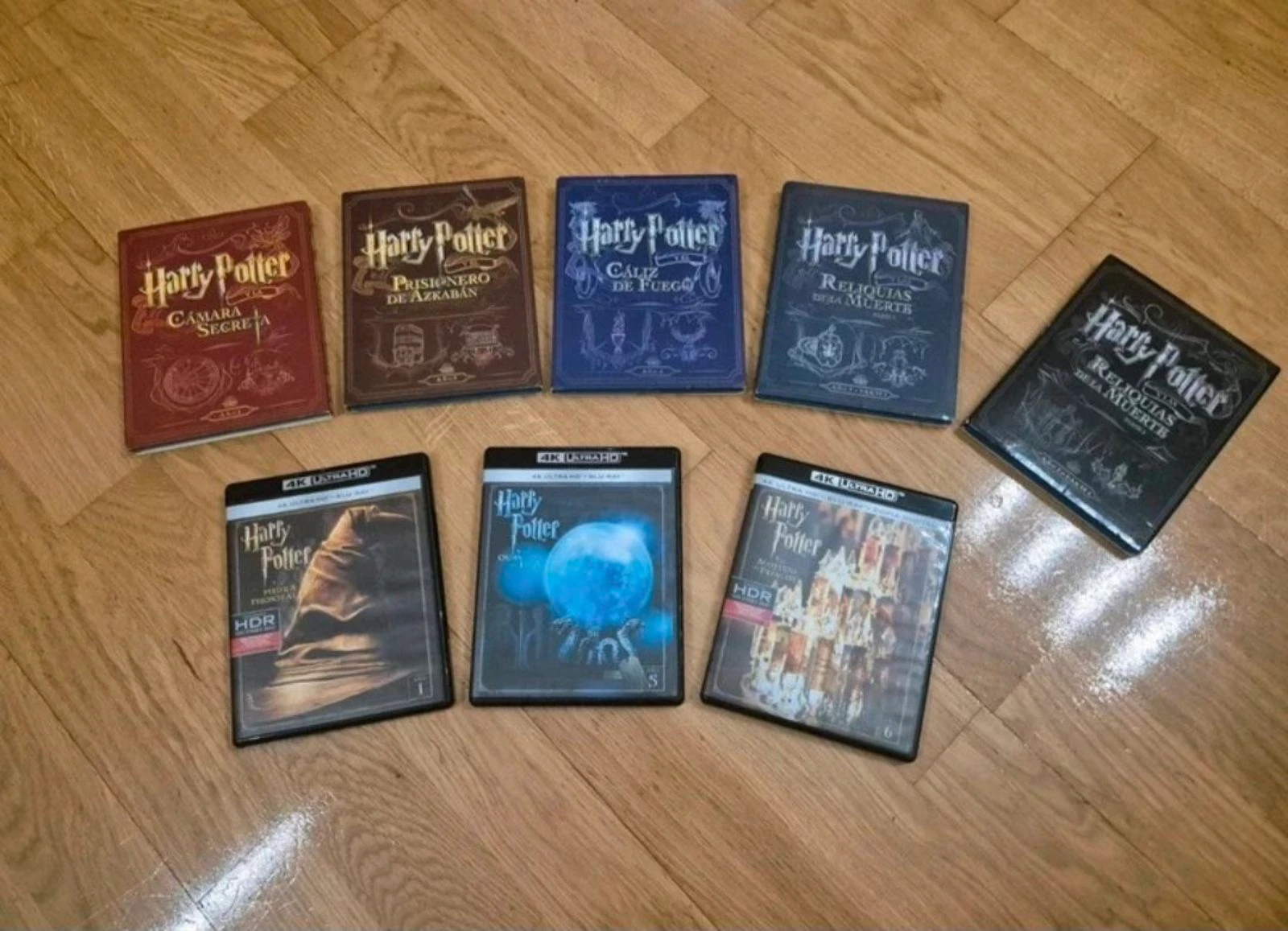 Colección DVD películas Harry Potter. 4K Ultra HD y Blu- Ray
